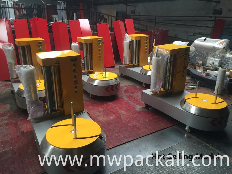 New Condition Airport recommended smart luggage packaging machine with nice quality